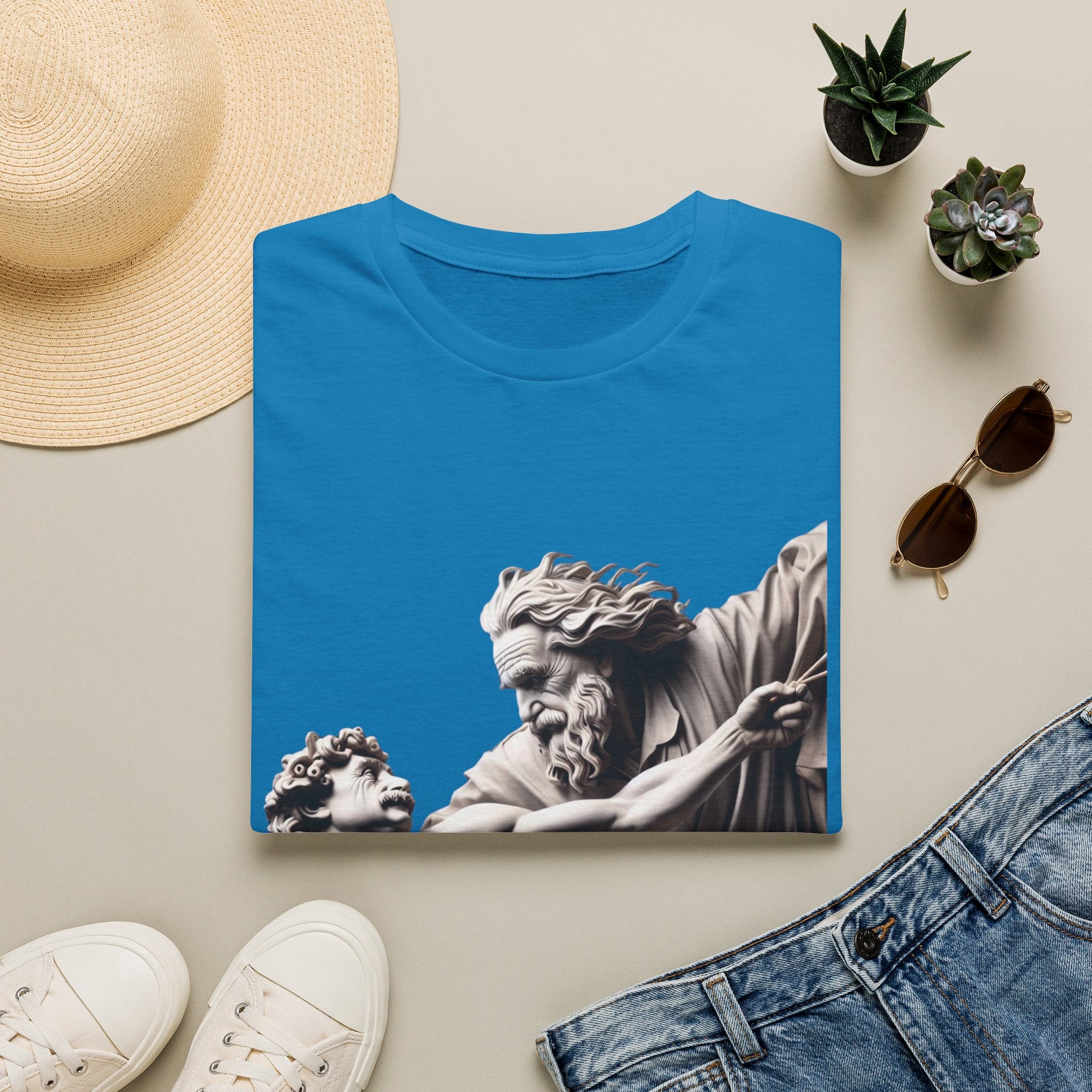Funny Albert Einstein Unisex Softstyle T-Shirt Unique Gift Cotton T-shirt Art