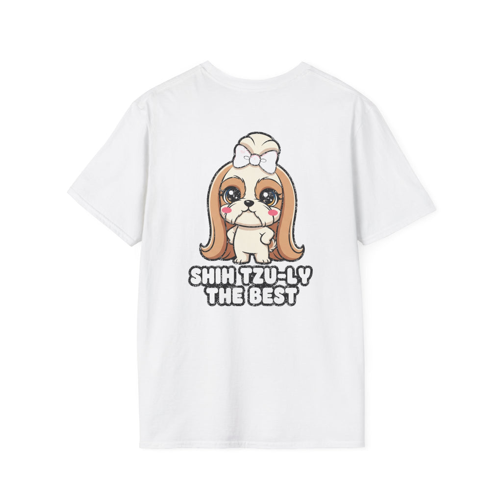Cute Shih Tzu Shirt Shih Tzu-ly The Best Funny Dog Lover Unisex Softstyle Tee Gift