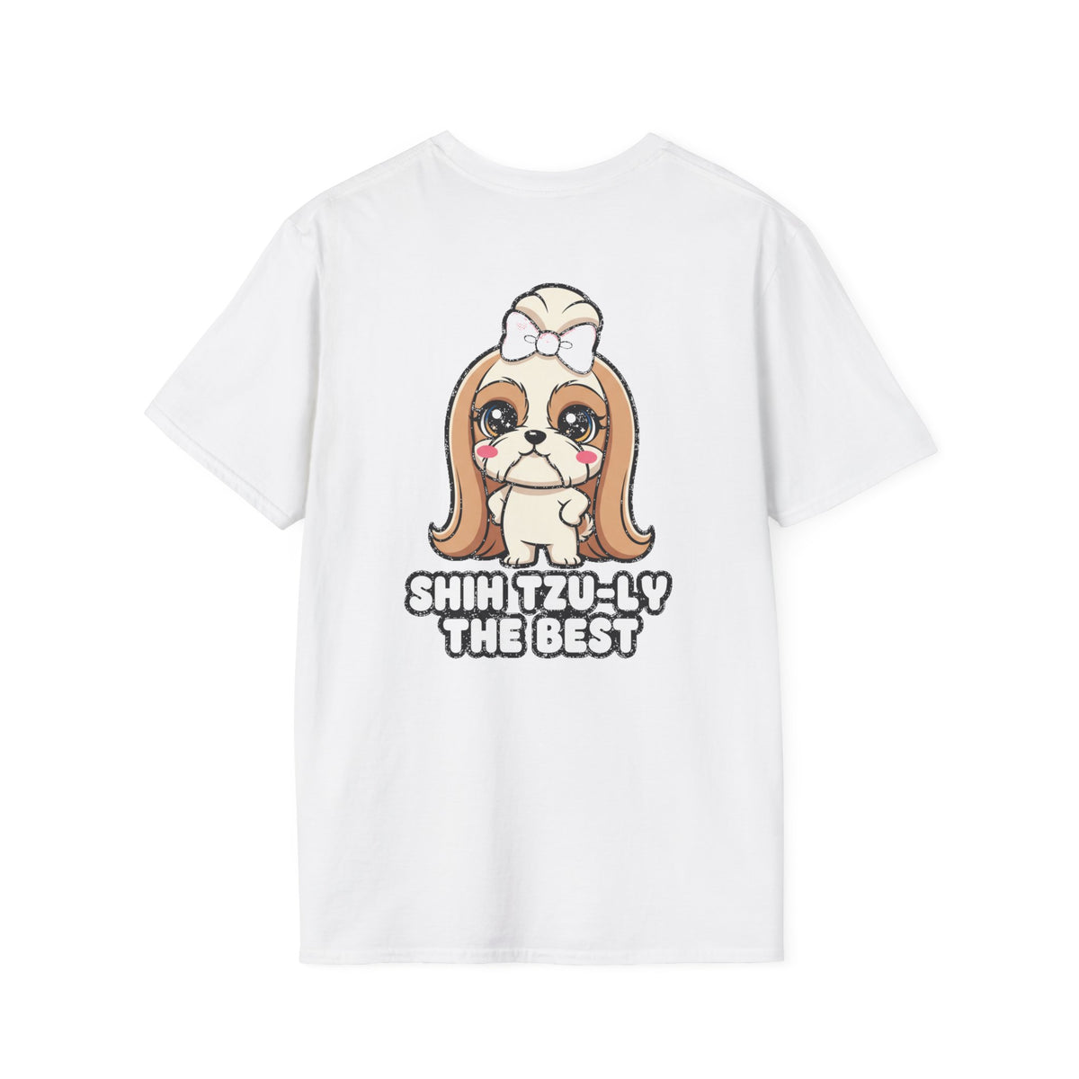 Cute Shih Tzu Shirt Shih Tzu-ly The Best Funny Dog Lover Unisex Softstyle Tee Gift