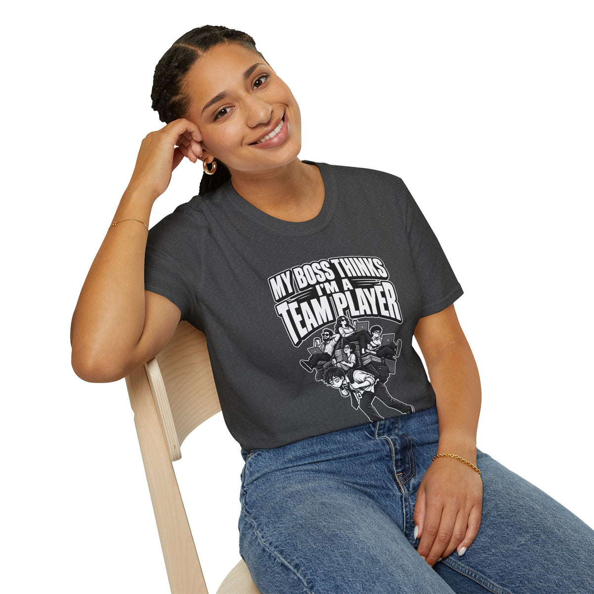 Funny Dark Humor Tshirt — Funny Office Tshirt Dark Humor Graphic Tee Unique Coworker Gift TEAM PLAYER Shirt