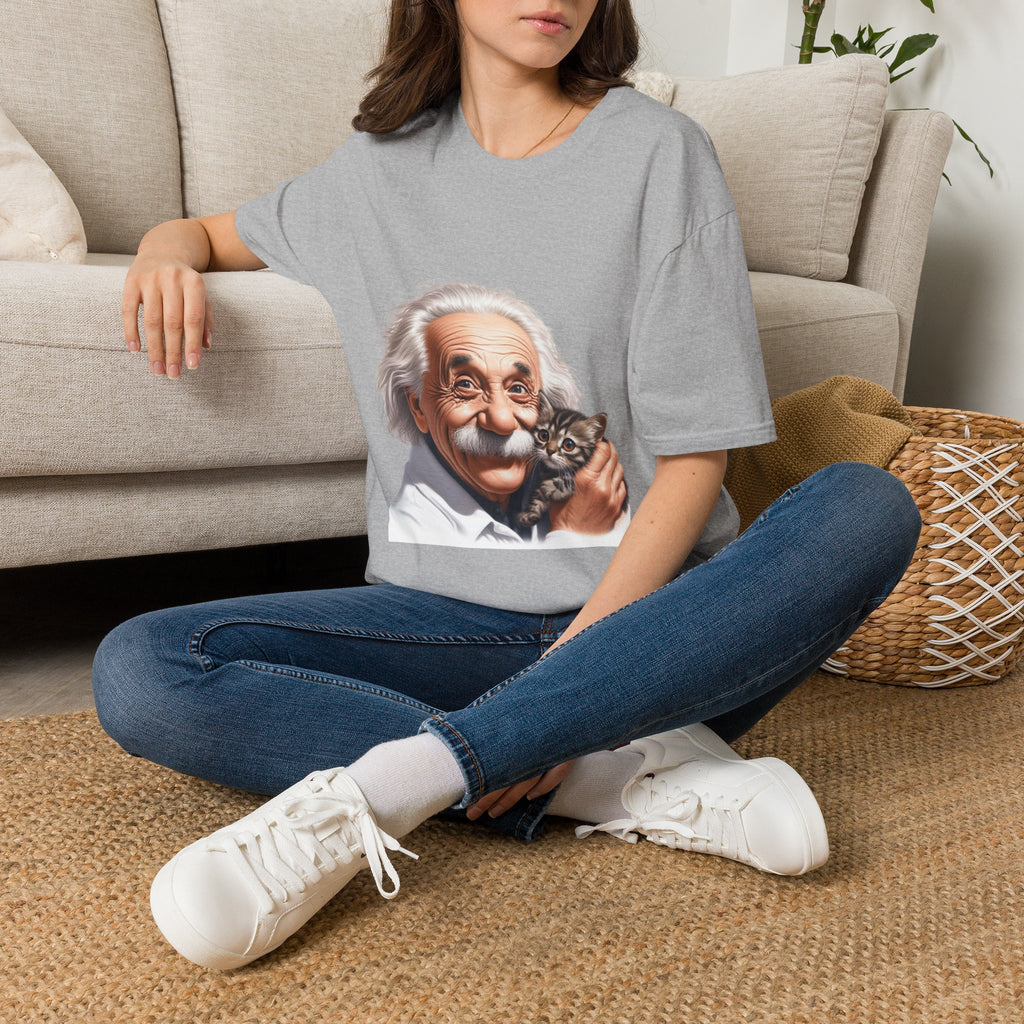 Funny Albert Einstein T-Shirt Unisex Softstyle T-Shirt Cotton Unique Gift German