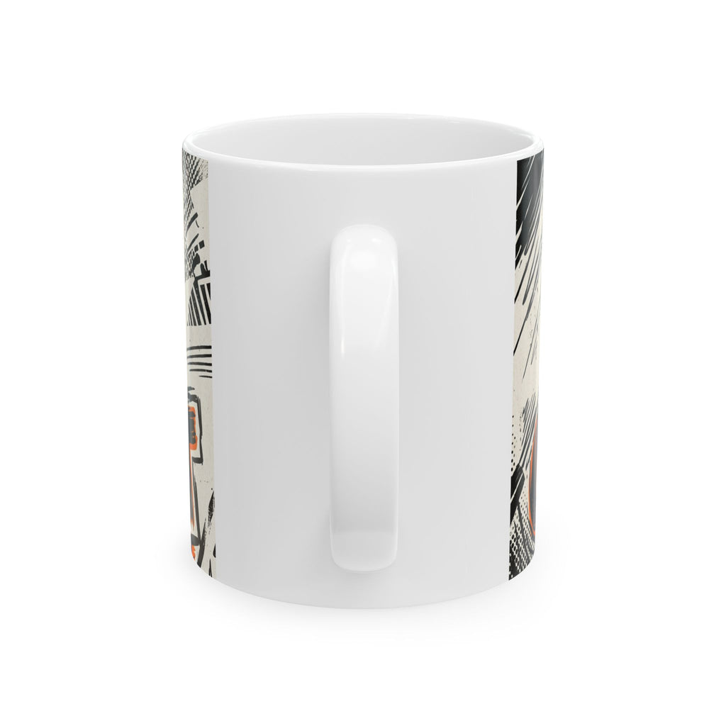 Cat Mom Coffee Mug Minimalist Line Art Cat Lover Gift Funny Ceramic Cup Tea Cup 11oz 15oz Best Gift for Mothers Animal Lovers