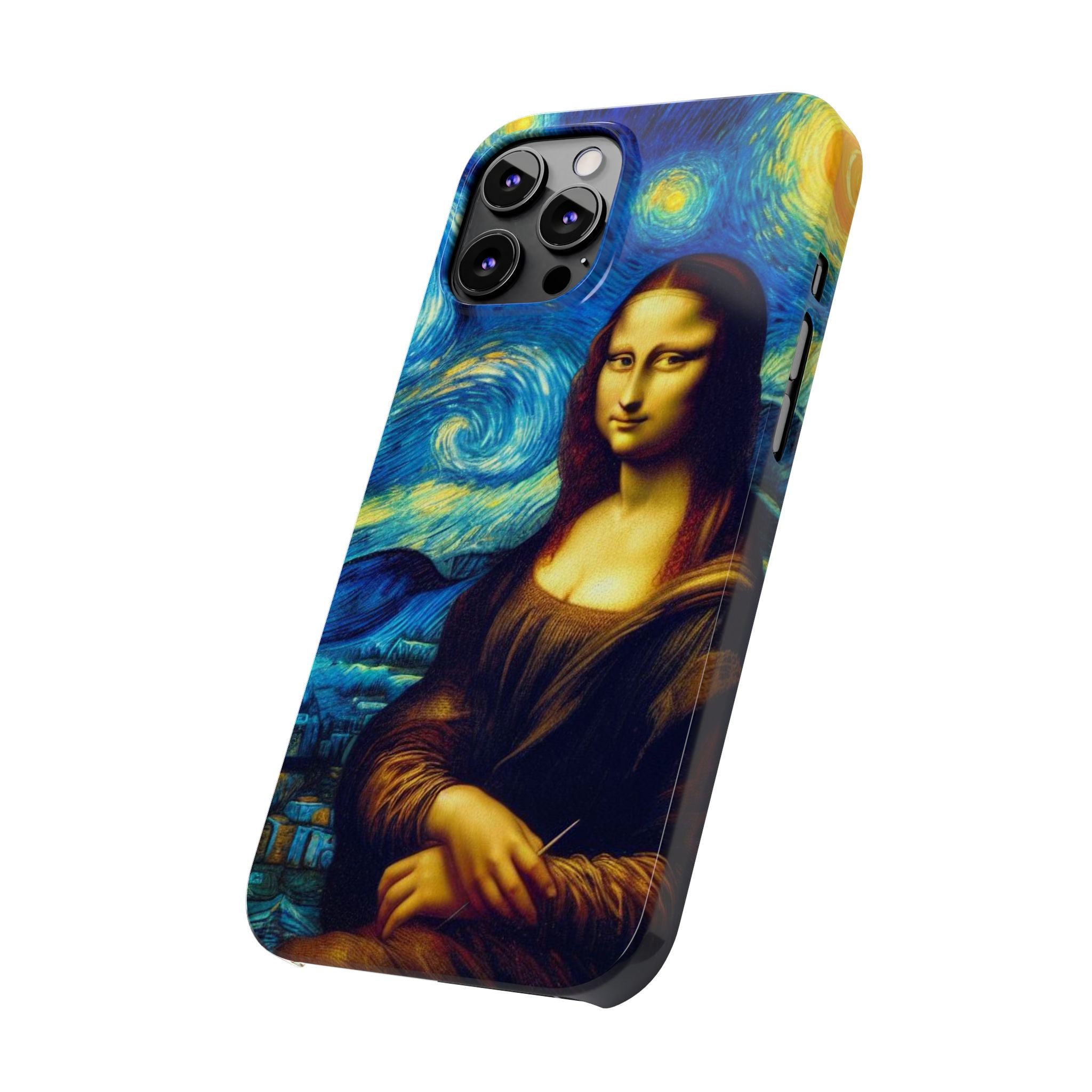 Funny Mona Lisa Phone Cases Van Gogh Starry Night Case Unique Gift iPhone 17 New