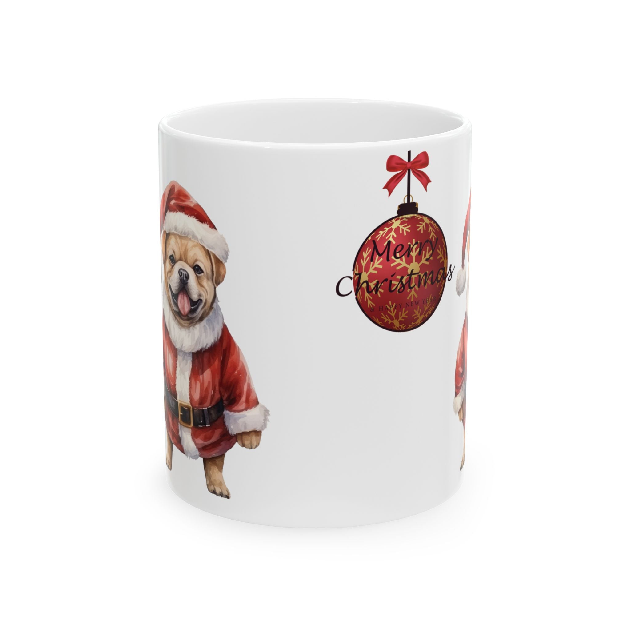 Christmas Mug Dog Mug Unique Shot Love Gift Funny Cute Coffee Cup Holiday Mug