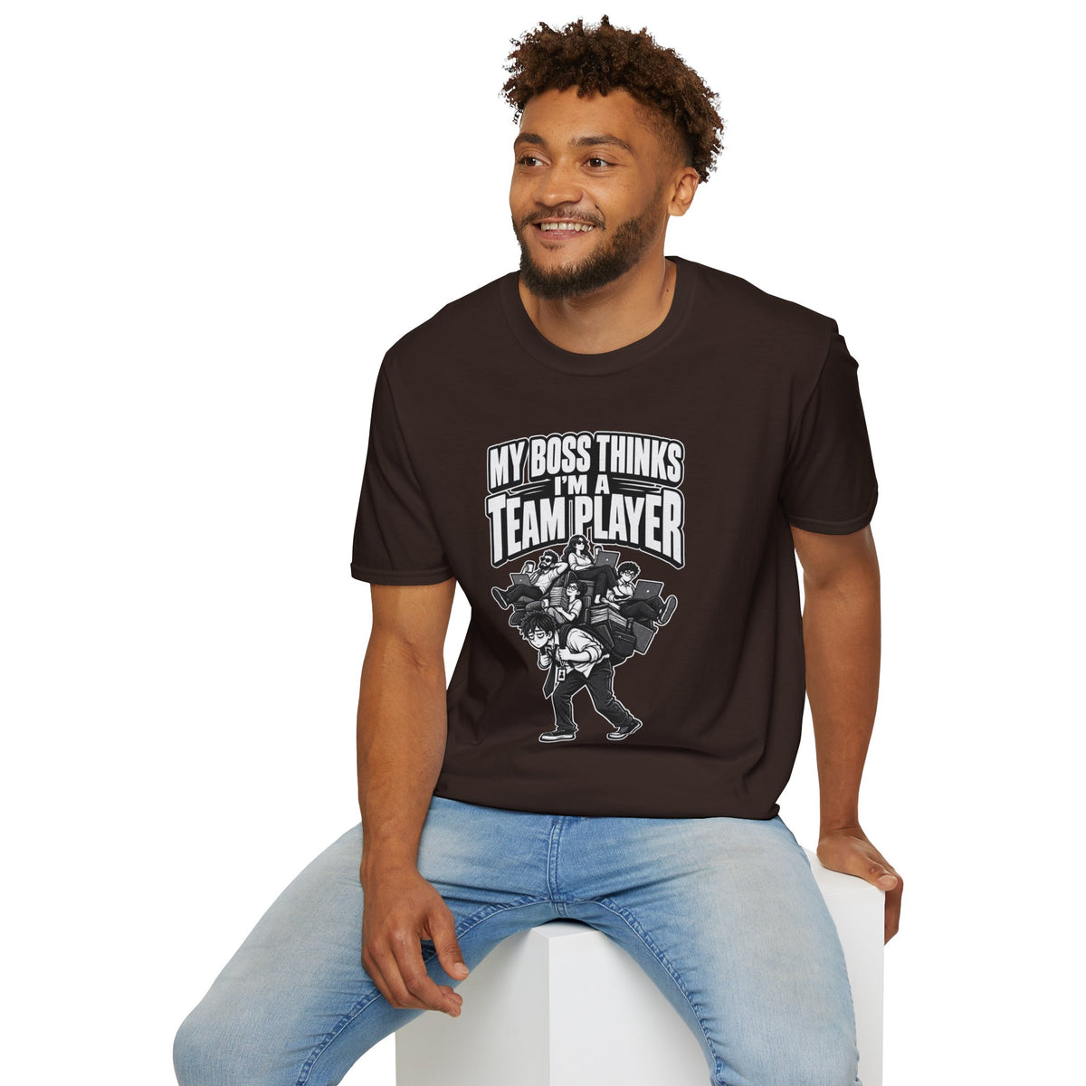 Funny Dark Humor Tshirt — Funny Office Tshirt Dark Humor Graphic Tee Unique Coworker Gift TEAM PLAYER Shirt