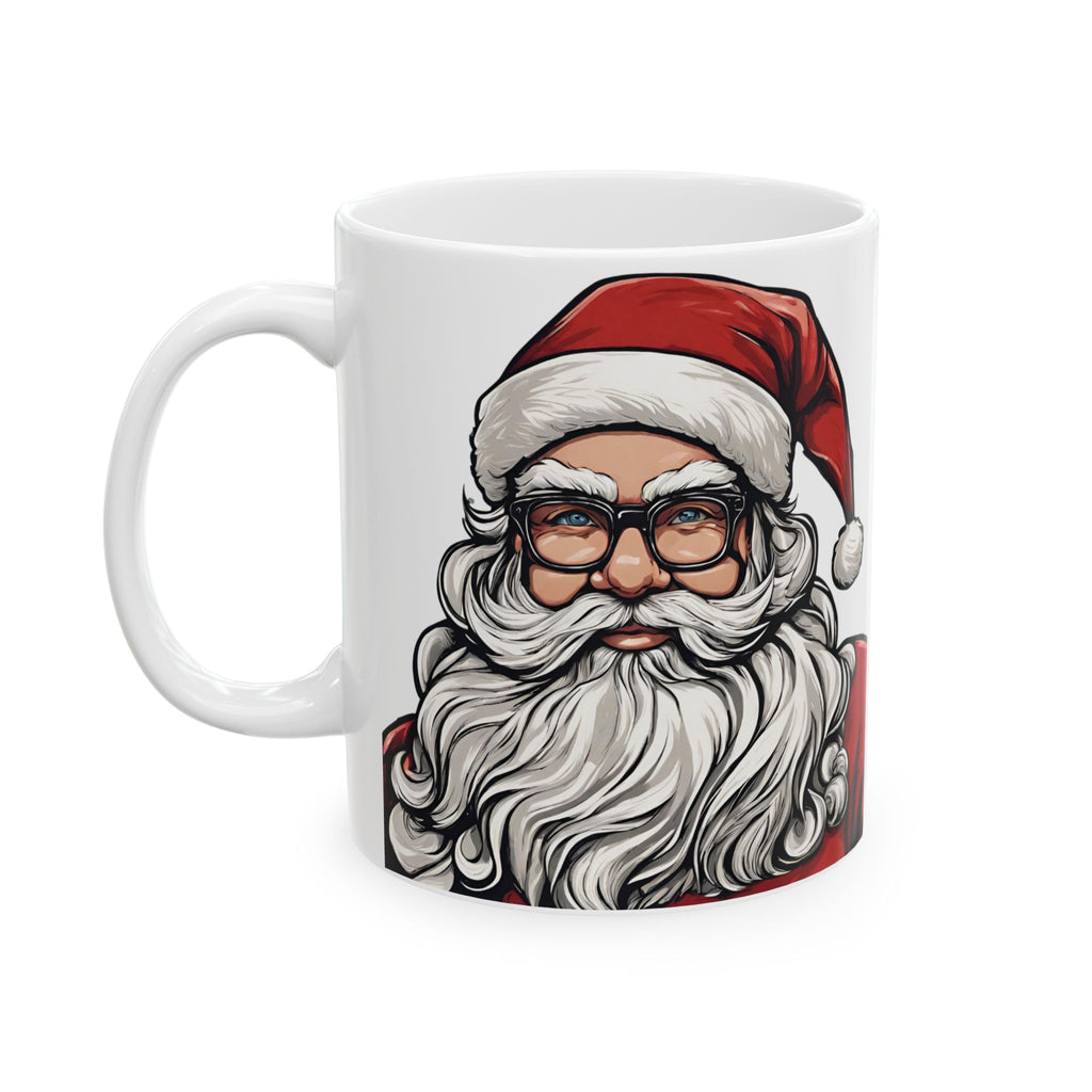 Christmas Mug Unique Santa Claus Mug Funny Cute Tea Coffee Cup Kids Friends 11oz