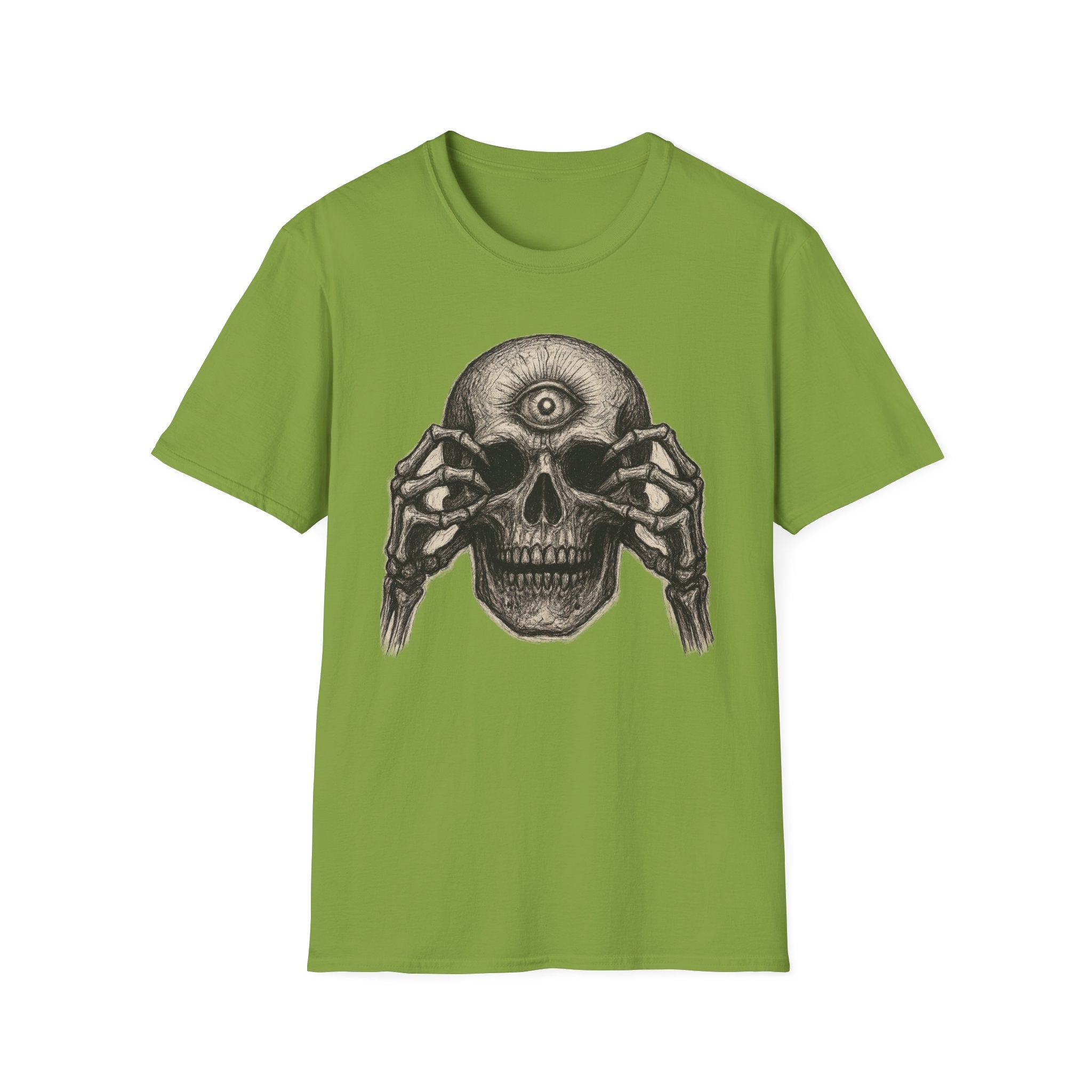 Mens Skull T-shirt Graphic Tees Skeleton Apparel Clothing Skulls Accessories Best Gift