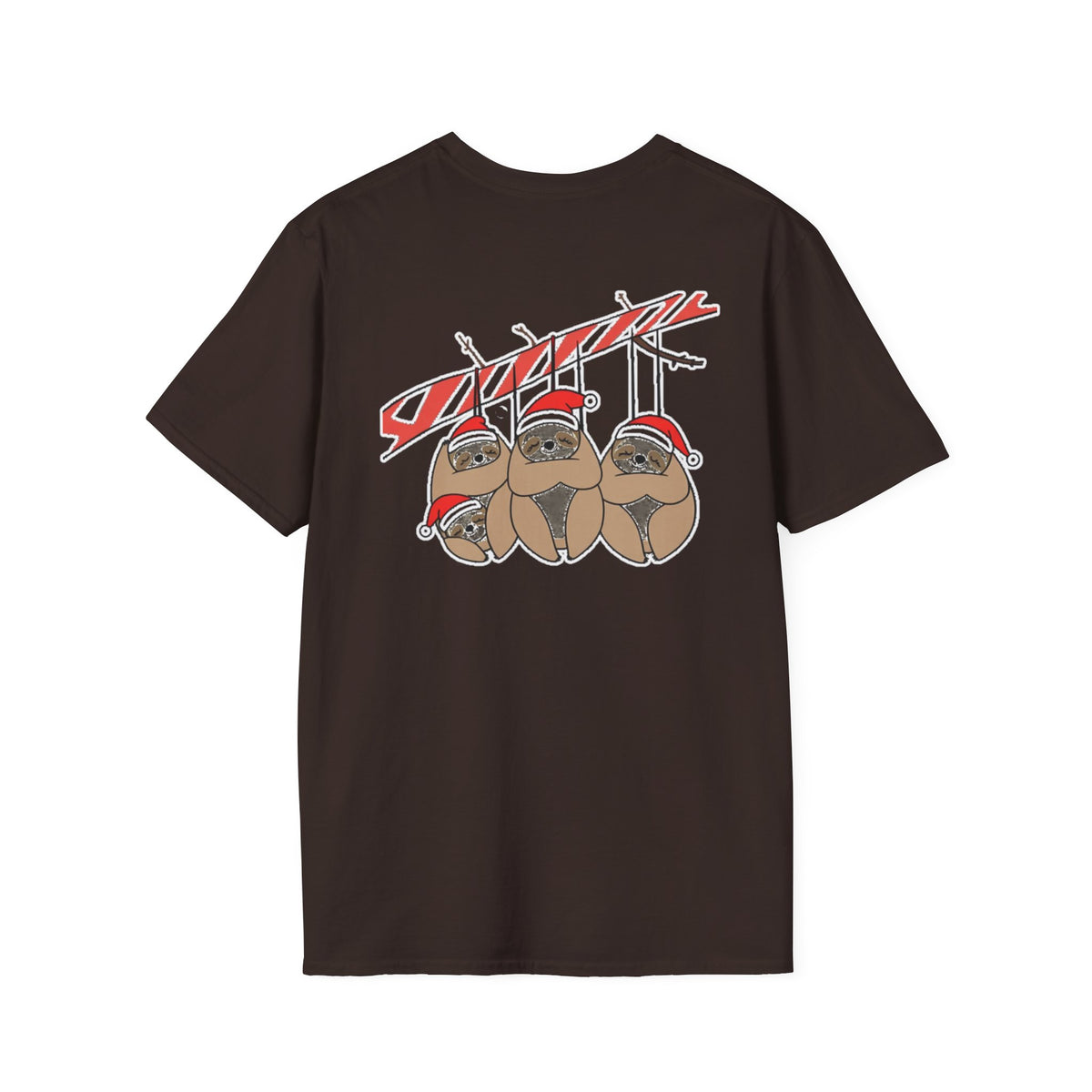 Christmas Sloths Family T-Shirt | Cute Cartoon Holiday Design Unique Holiday Gift Shirt