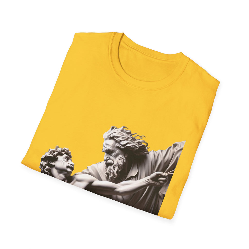 Funny Albert Einstein Unisex Softstyle T-Shirt Unique Gift Cotton T-shirt Art