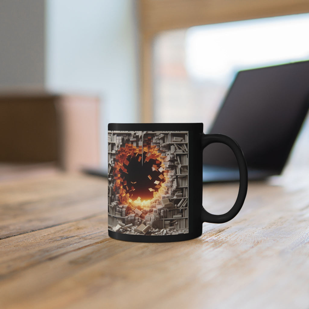 3D Bookshelf Mug-Library Book Mugs Funny Ceramic Mug Unique Gift Cup Work Office