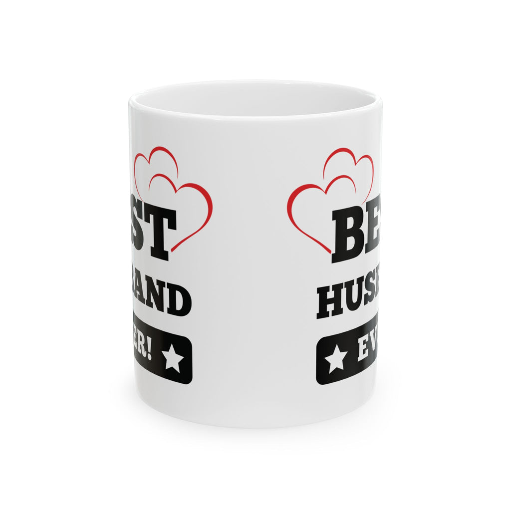 Best Husband Ever Mug with Love Funny Best Gift Wedding Customized Coffee 11oz