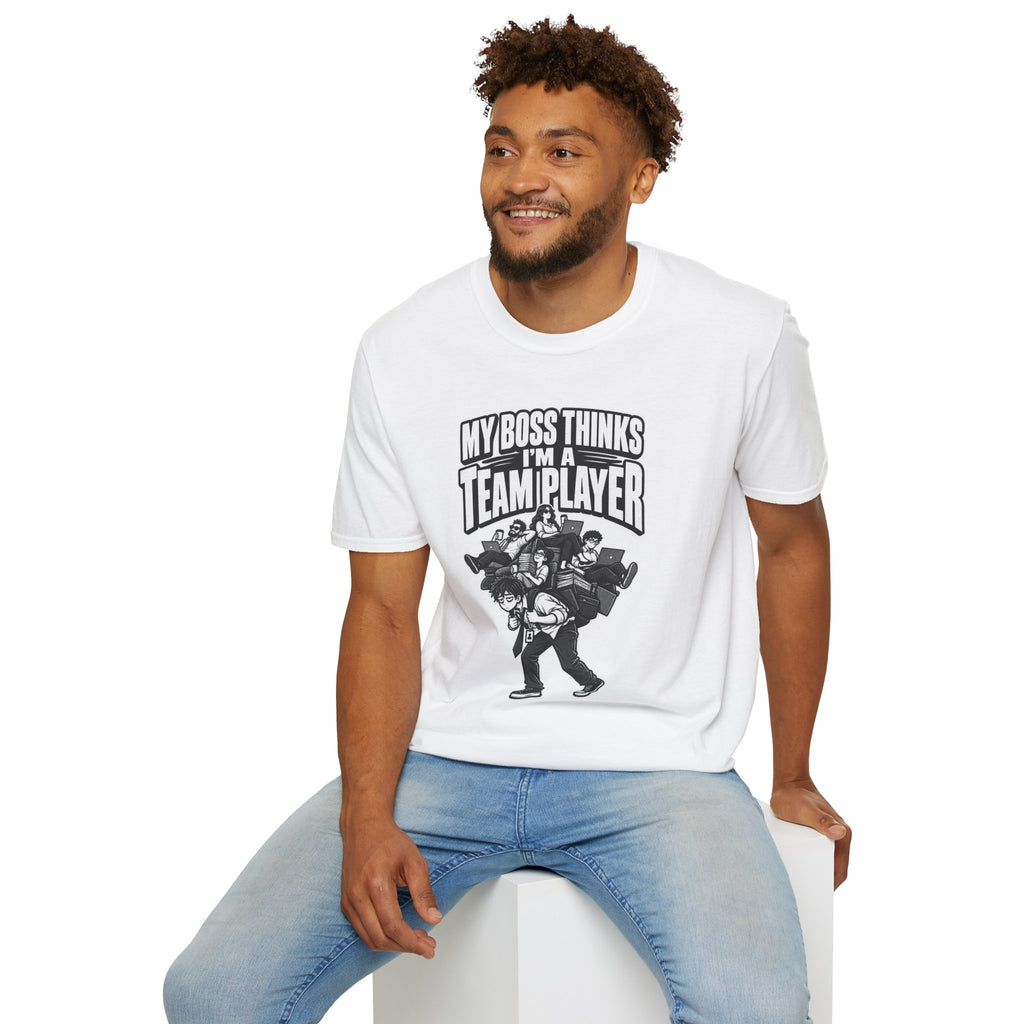 Funny Dark Humor Tshirt — Funny Office Tshirt Dark Humor Graphic Tee Unique Coworker Gift TEAM PLAYER Shirt