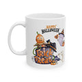 Cute Happy Halloween Funny Tea Mug Gift For Kids Pumpkin Spooky Trick Treat 11oz