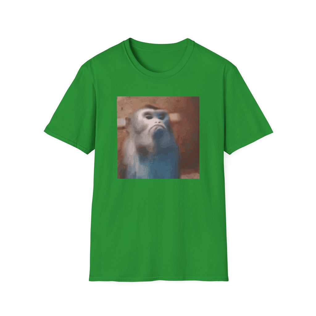 Funny Offended Monkey T-Shirt Viral Internet Meme Shirt Unisex Softstyle Gift