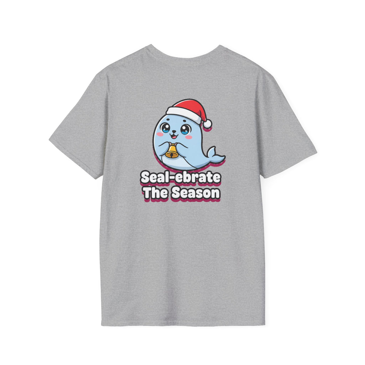 Cute Christmas Shirt Sealebrate The Season Funny Animal Unisex Softstyle Tee Christmas Gift