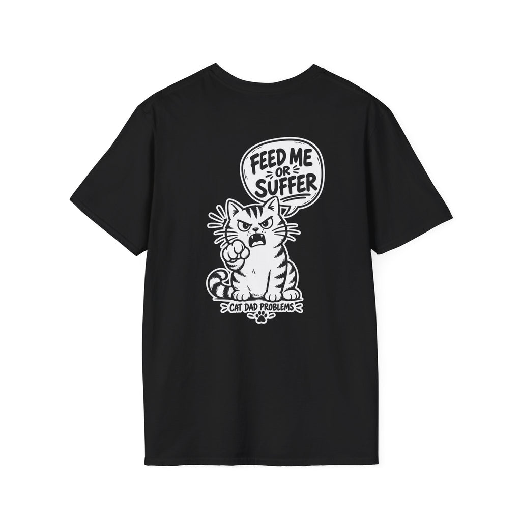 Cat Dad Shirt Pet Lover Tshirt Funny Cat Lover Graphic Tee Dark Humor Tee Unique Gift Funny Tshirt