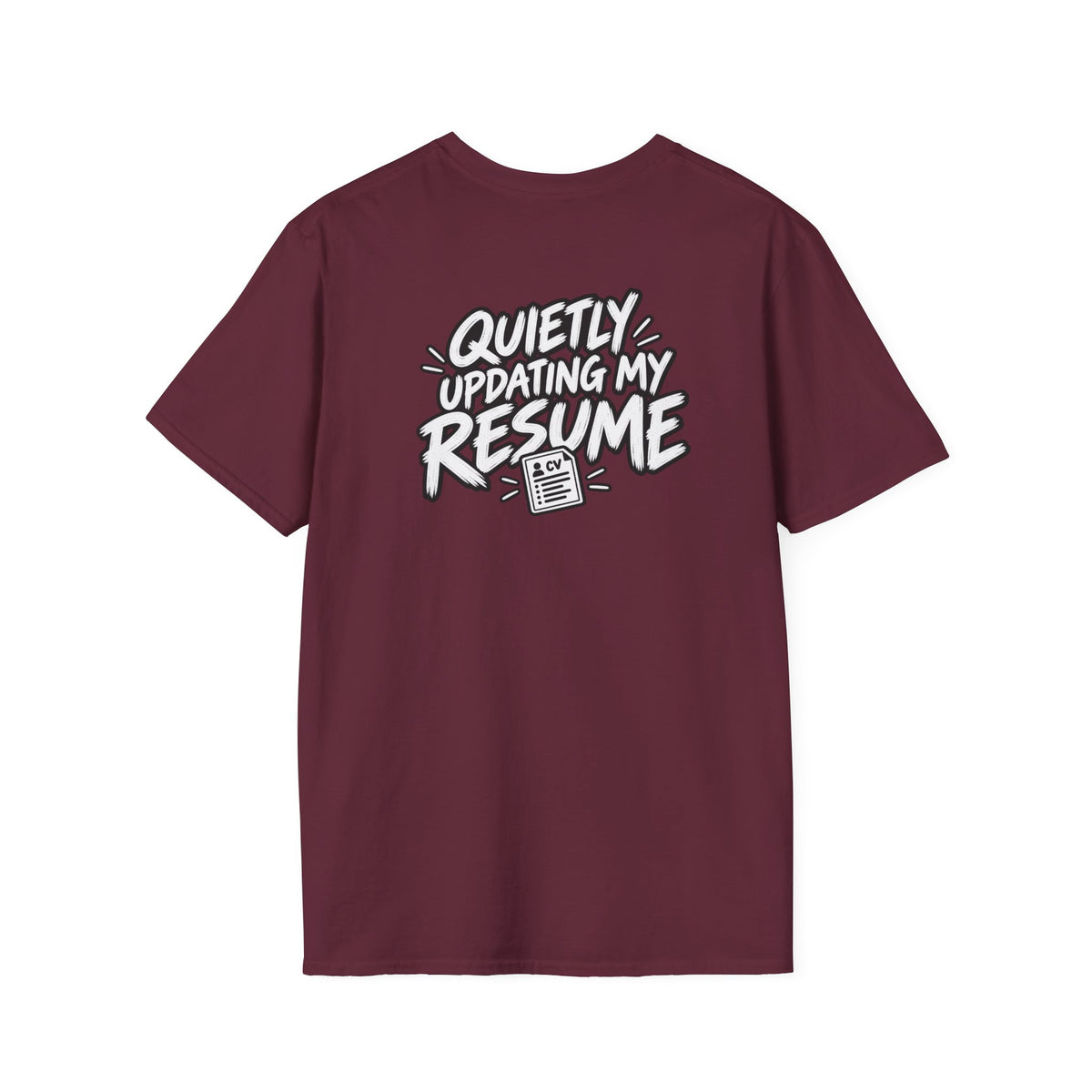 Funny Dark Humor Shirt Quietly Updating My Resume Funny Office Tee Unique Gift
