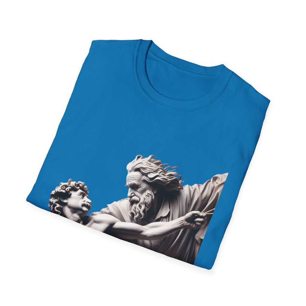 Funny Albert Einstein Unisex Softstyle T-Shirt Unique Gift Cotton T-shirt Art