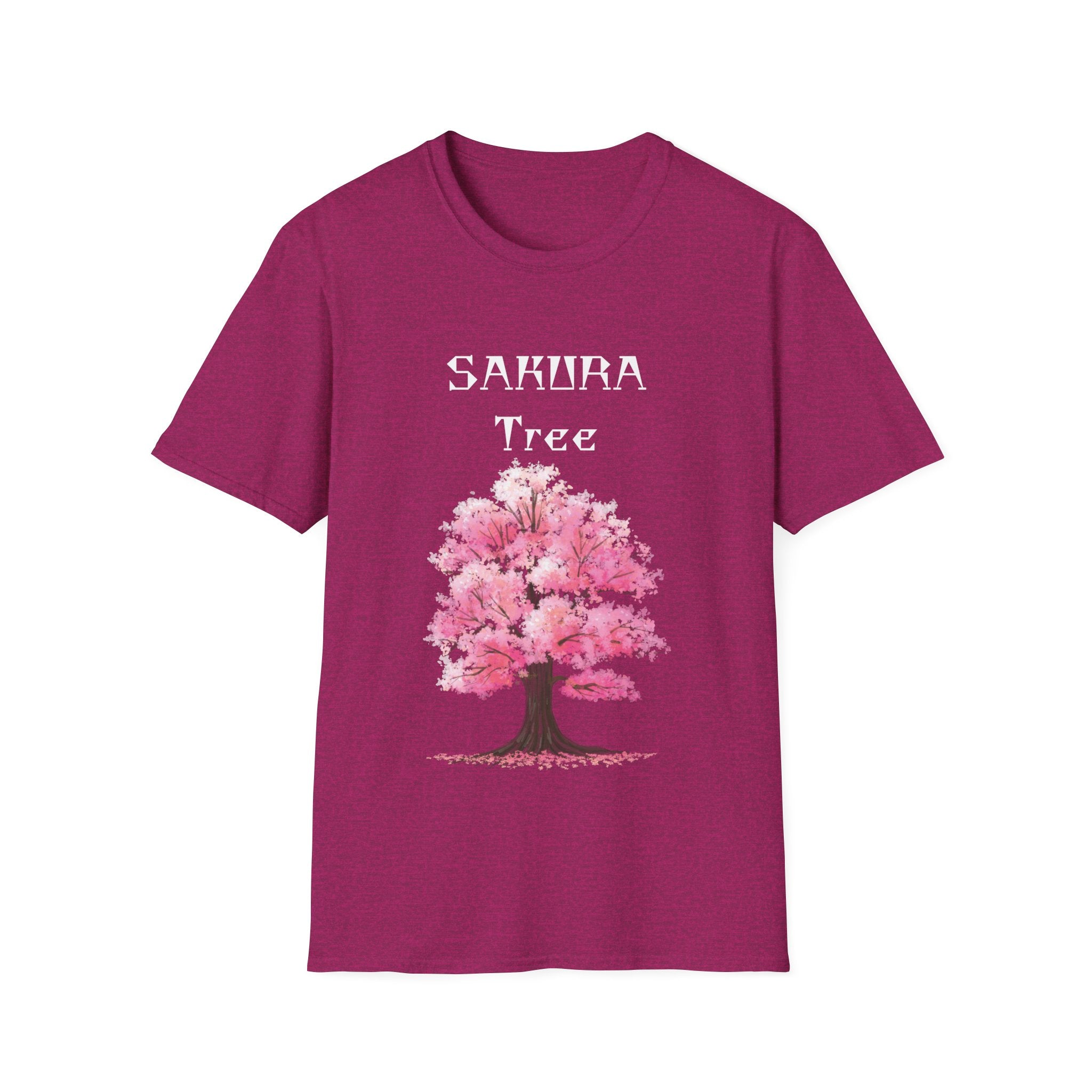 Sakura T-Shirt Japanese Art Shirt Unisex Softstyle Cherry Blossom Flower T-shirt