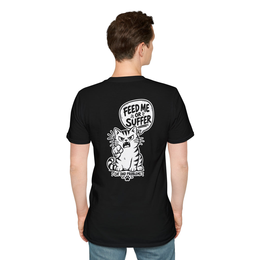 Cat Dad Shirt Pet Lover Tshirt Funny Cat Lover Graphic Tee Dark Humor Tee Unique Gift Funny Tshirt