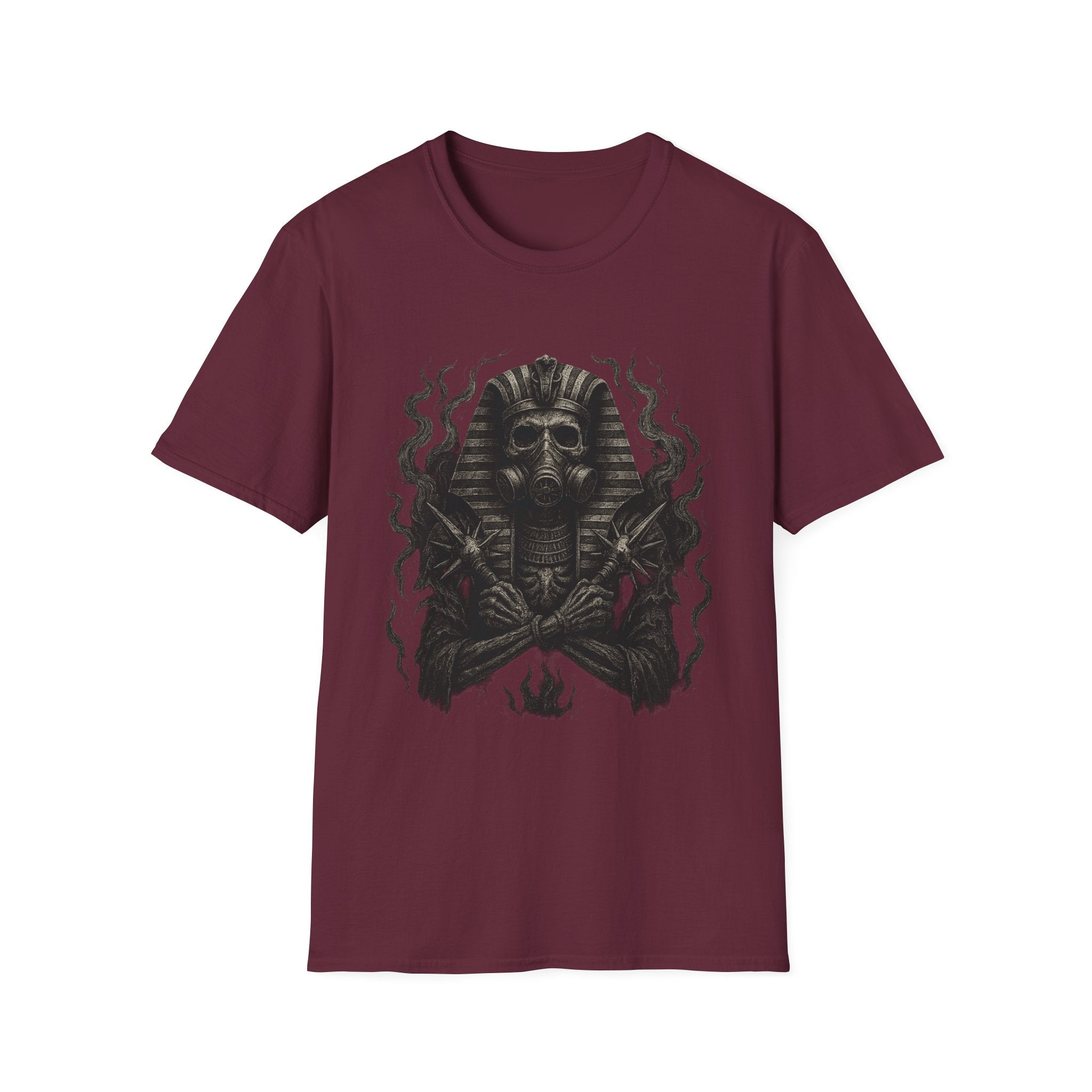 Vintage Mens T-shirts Egyptian Skull Graphic Tees Men Pharaoh Unisex Clothing Best Gift