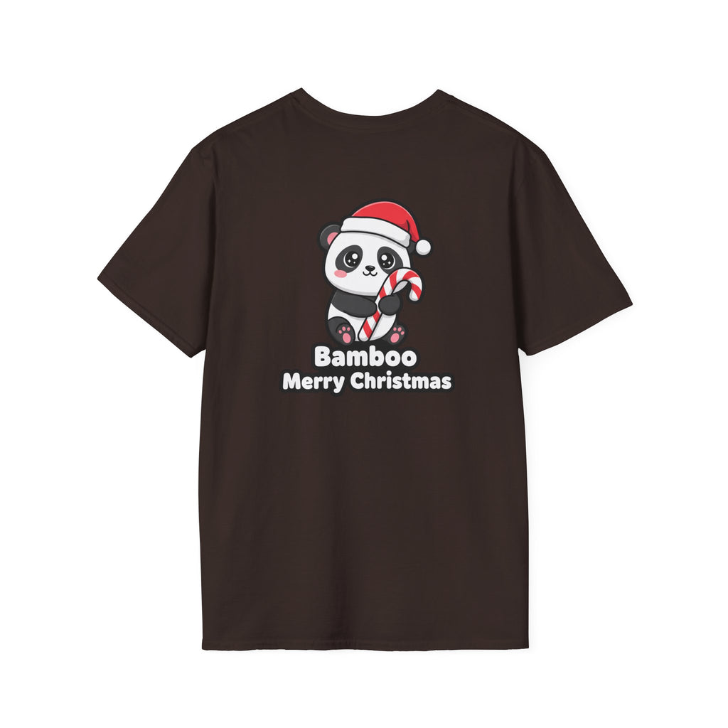 Cute Christmas Shirt Bamboo Merry Christmas Funny Animal Unisex Softstyle Tee Christmas Gift