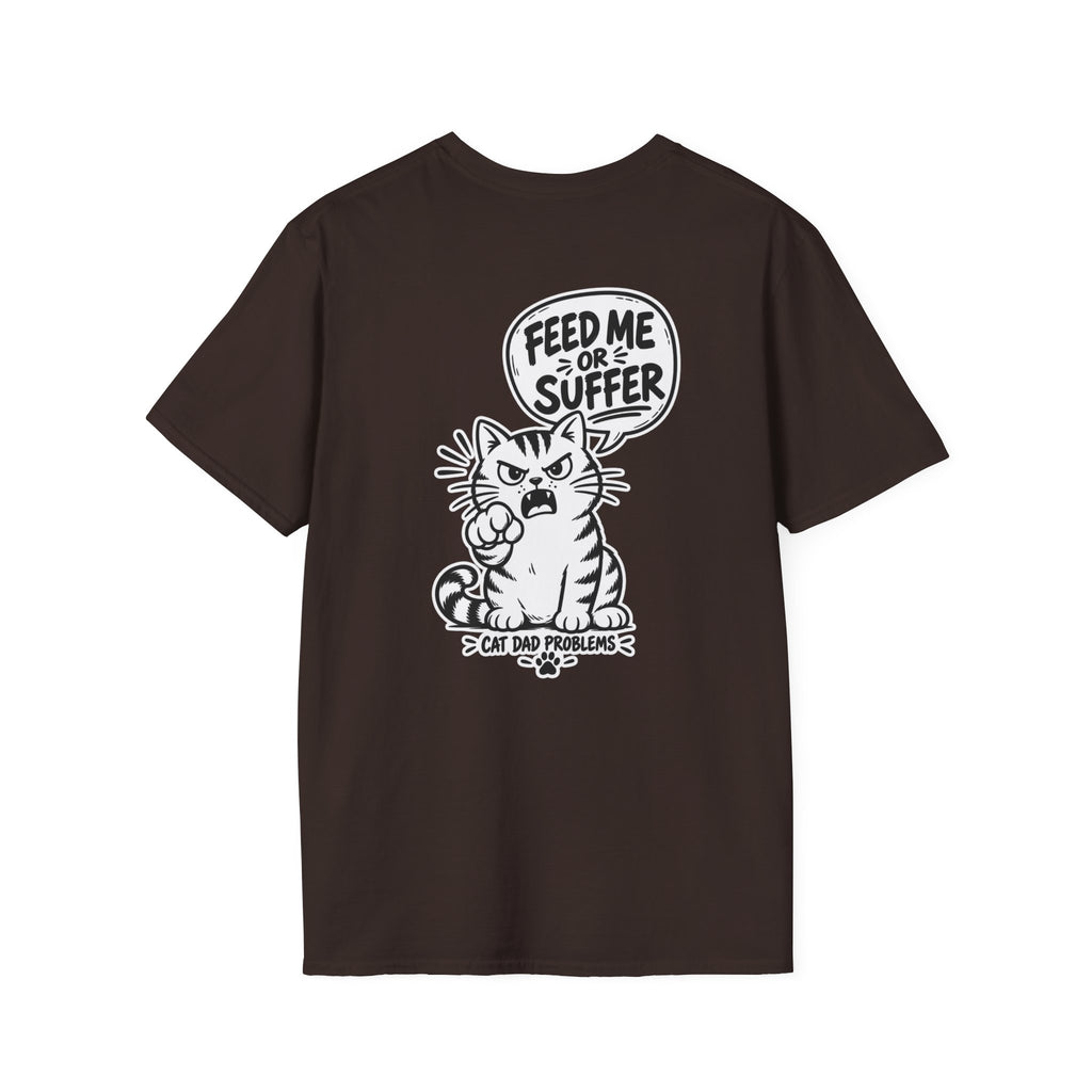 Cat Dad Shirt Pet Lover Tshirt Funny Cat Lover Graphic Tee Dark Humor Tee Unique Gift Funny Tshirt
