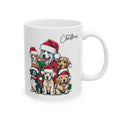 Merry Christmas Mug Dogs Animal Lover Gift Funny Ceramic Cute Coffee Cup 11oz