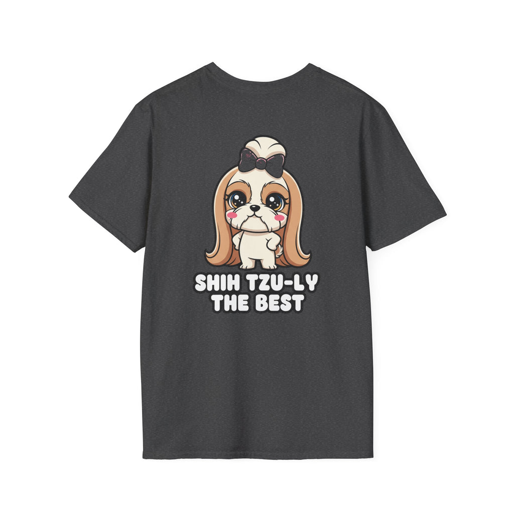 Cute Shih Tzu Shirt Shih Tzu-ly The Best Funny Dog Lover Unisex Softstyle Tee Gift