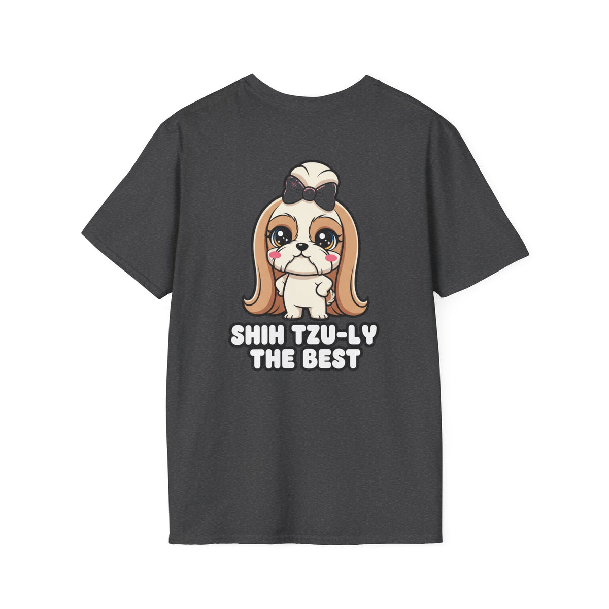 Cute Shih Tzu Shirt Shih Tzu-ly The Best Funny Dog Lover Unisex Softstyle Tee Gift