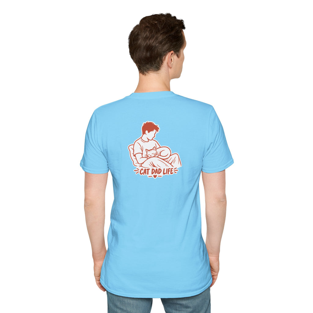 Cat Dad Shirt Pet Lover Tshirt Funny Cat Lover Graphic Tee Dark Humor Tee Unique Gift Funny Tshirt