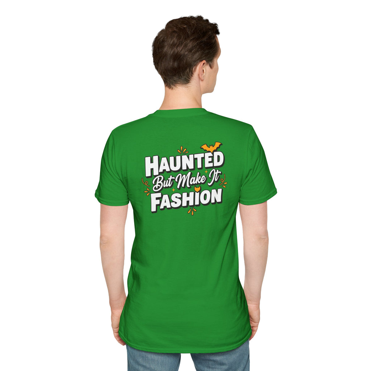 Dark Humor Halloween Shirt Haunted But Make It Fashion Funny Sarcastic Unisex Softstyle Tee Adult Halloween Gift
