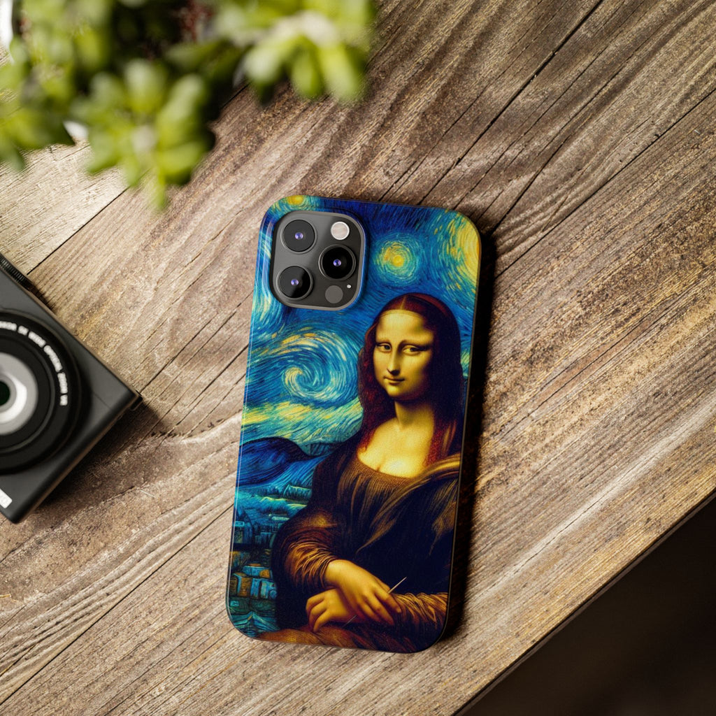 Funny Mona Lisa Phone Cases Van Gogh Starry Night Case Unique Gift iPhone 17 New