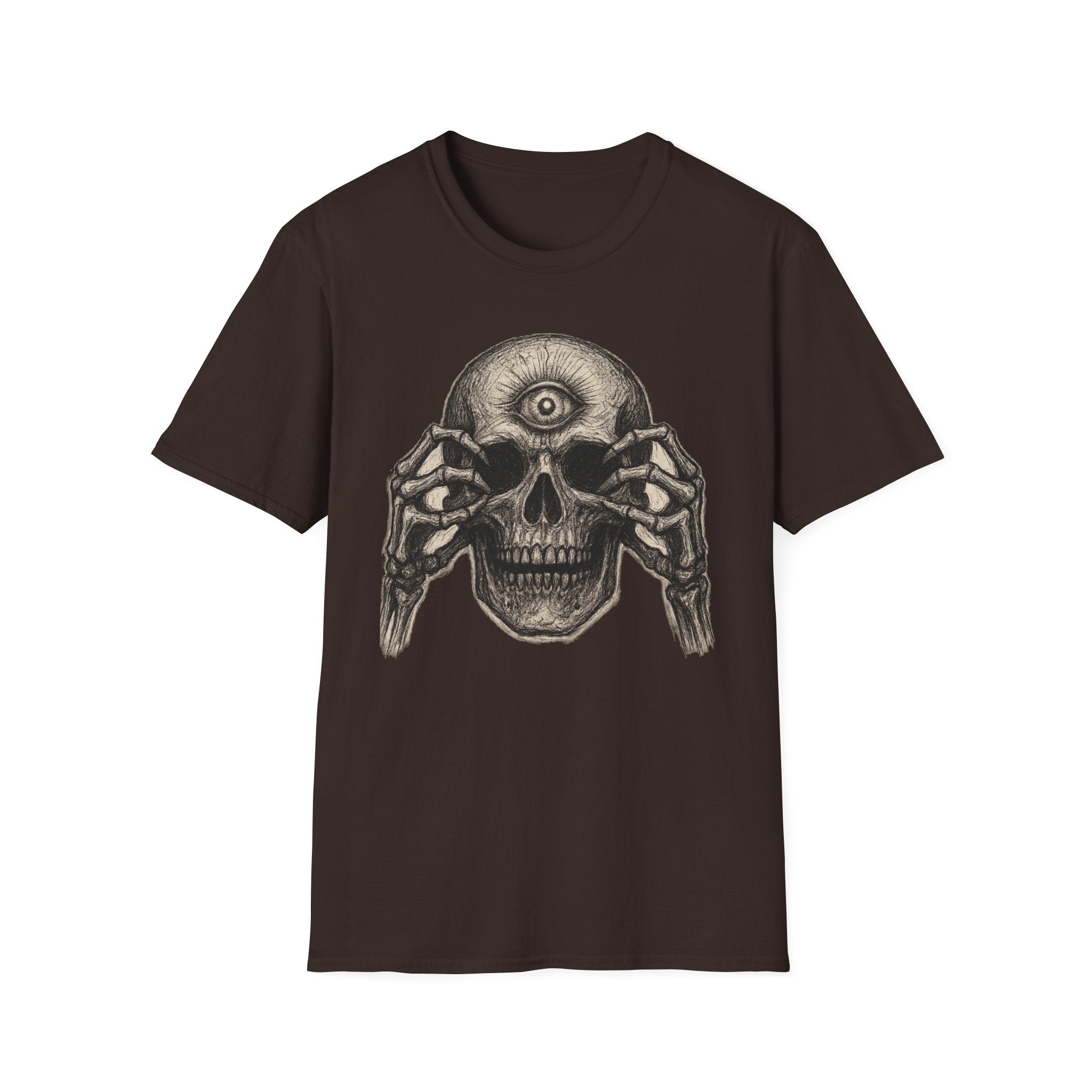 Mens Skull T-shirt Graphic Tees Skeleton Apparel Clothing Skulls Accessories Best Gift