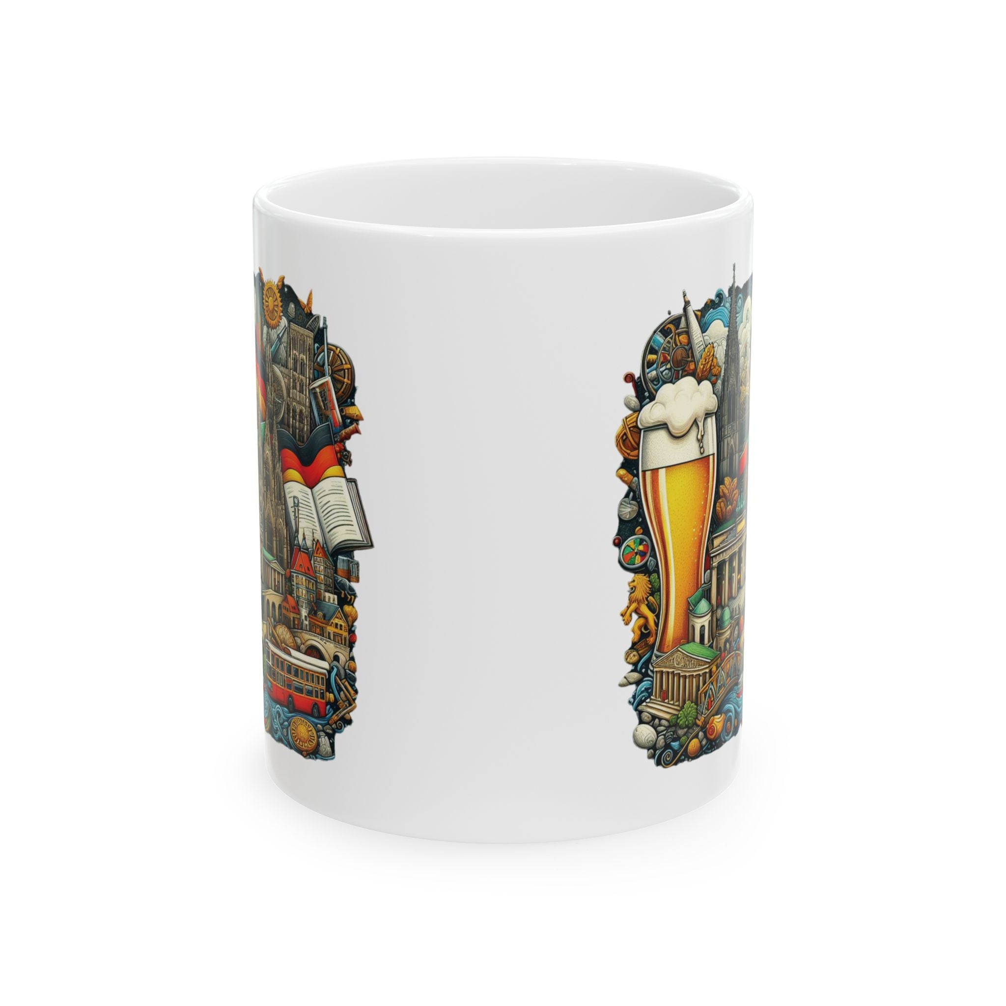Germany Mug German Cultural Attributes Tea Coffee Cup Ceramic Mug Unique Gift