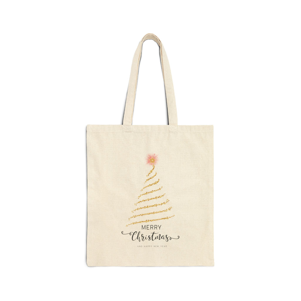 Christmas Bag Cotton Canvas Tote Bag Unique Cute Christmas Lady Shopping Bag New Best Gift