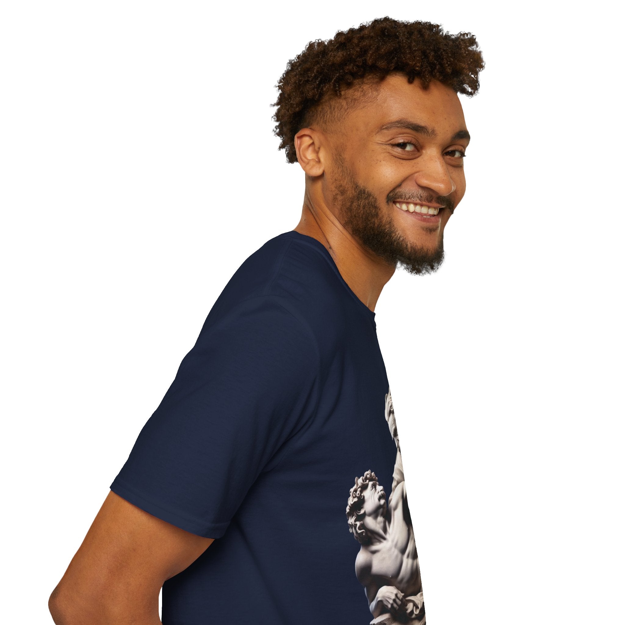 Funny Albert Einstein Unisex Softstyle T-Shirt Unique Gift Cotton T-shirt Art