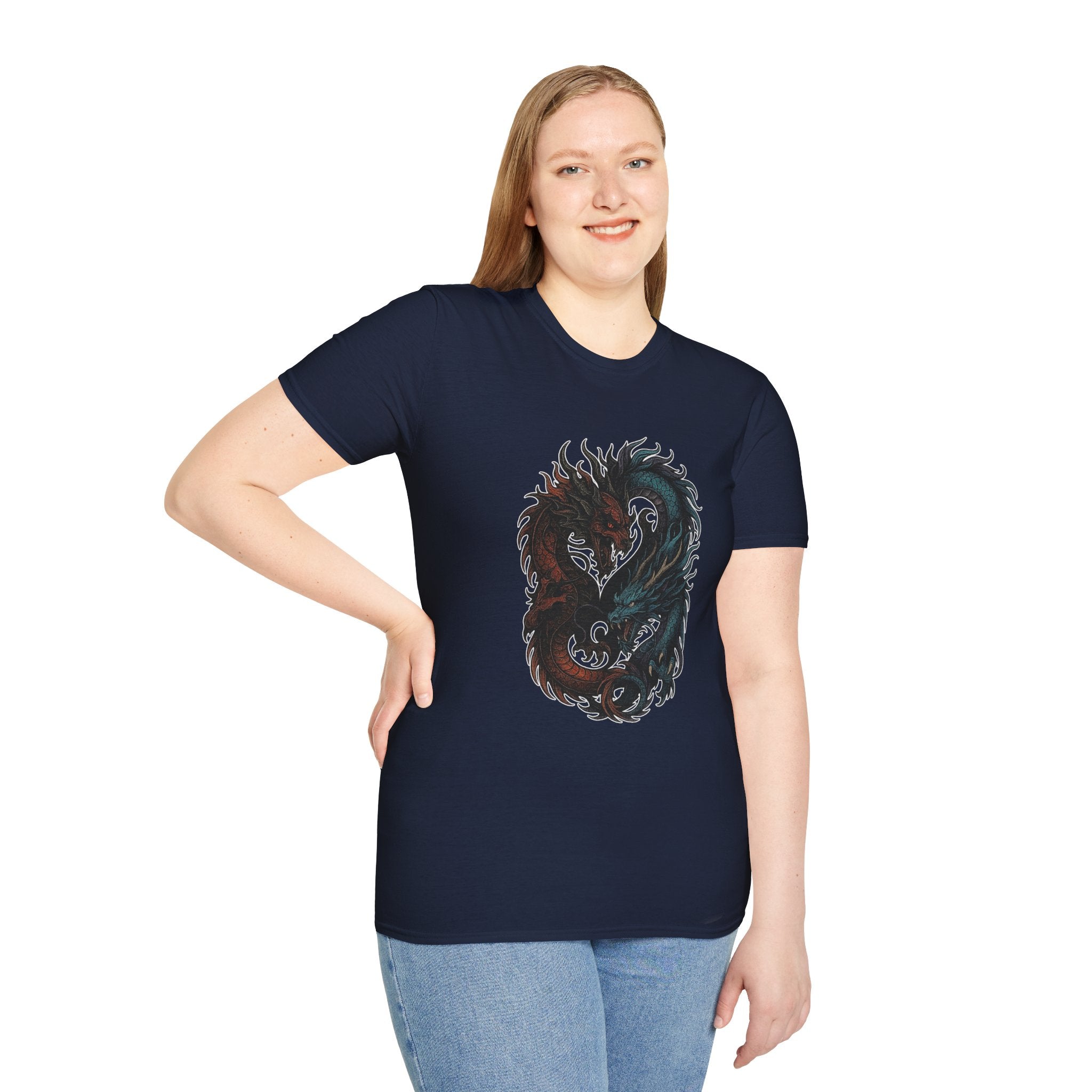 Dragon T-shirt Men Women Graphic Tee Clothing Apparel Chinese Dagon Symbol Gift