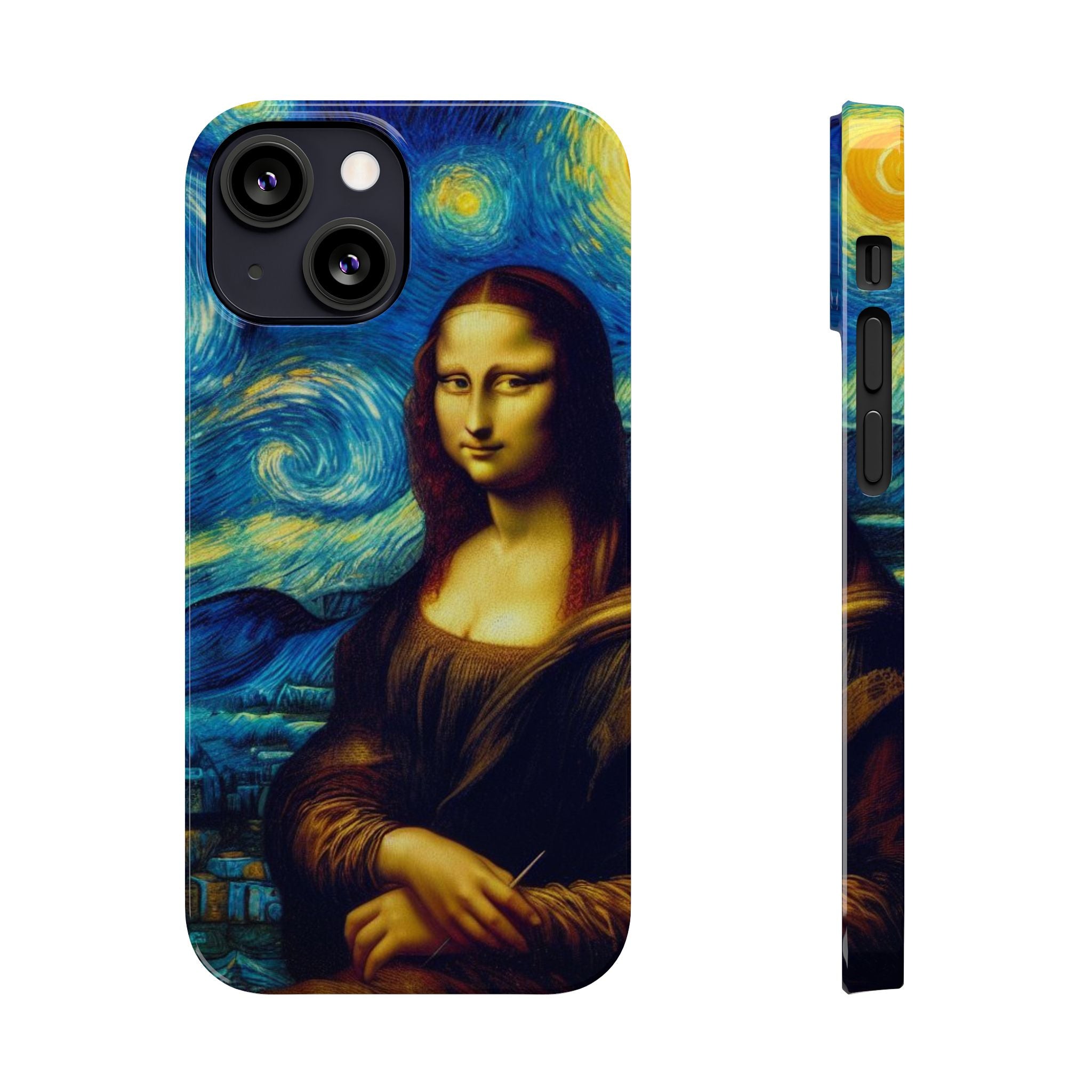 Funny Mona Lisa Phone Cases Van Gogh Starry Night Case Unique Gift iPhone 17 New