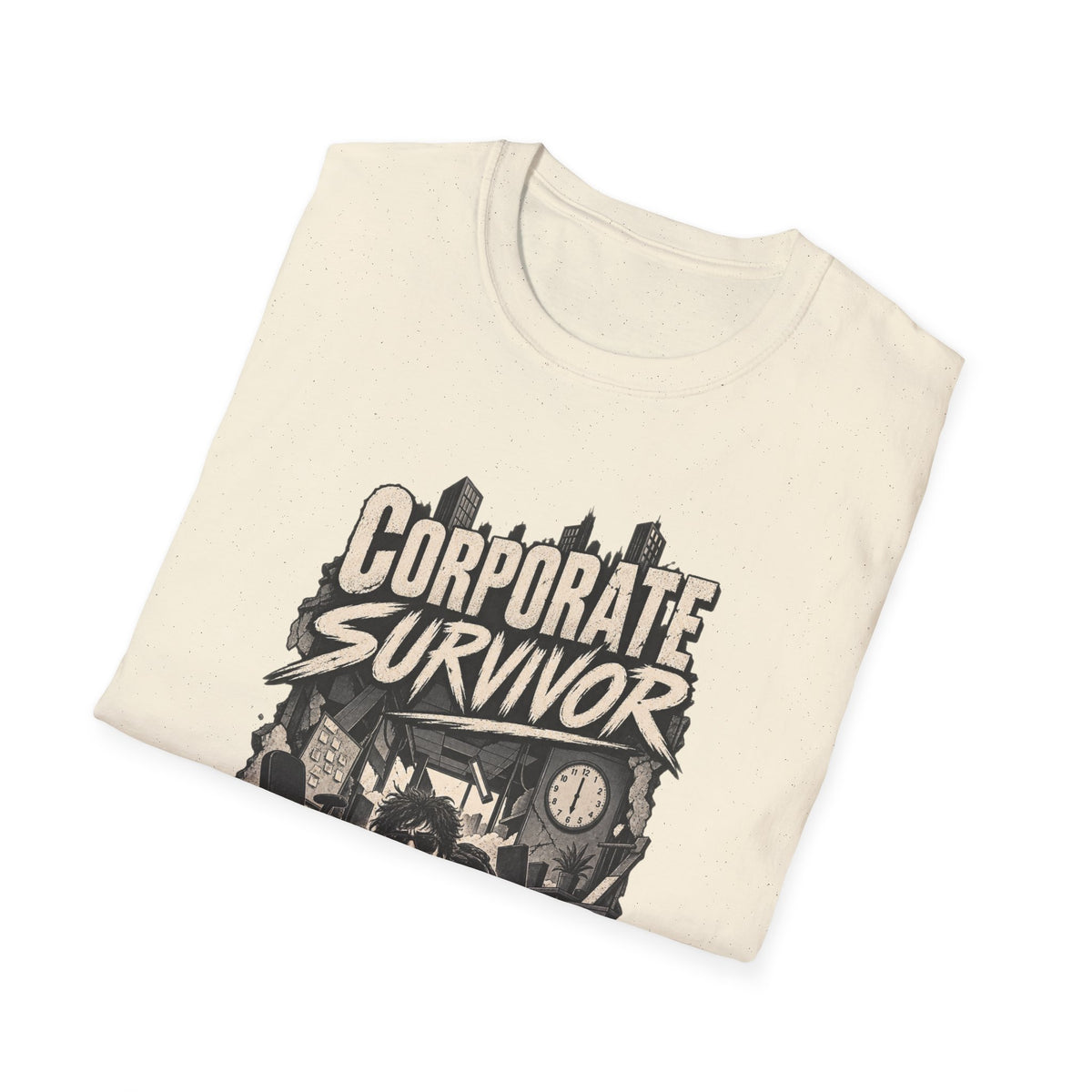 Funny Dark Humor Tshirt — Funny Office Tshirt Dark Humor Graphic Tee Unique Coworker Gift CORPORATE SURVIVOR Shirt