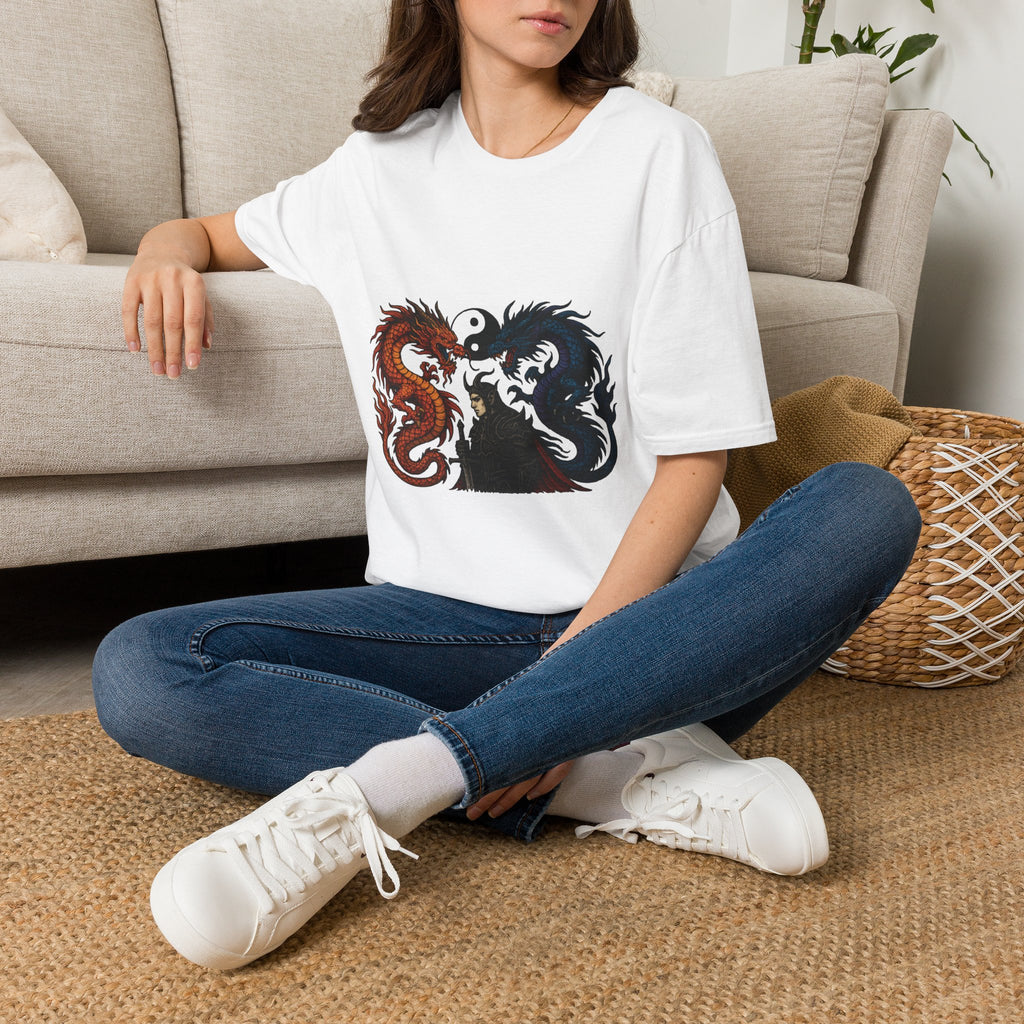 Dragon T-shirt Men Women Graphic Tee Clothing Apparel Chinese Dagon Symbol Gift