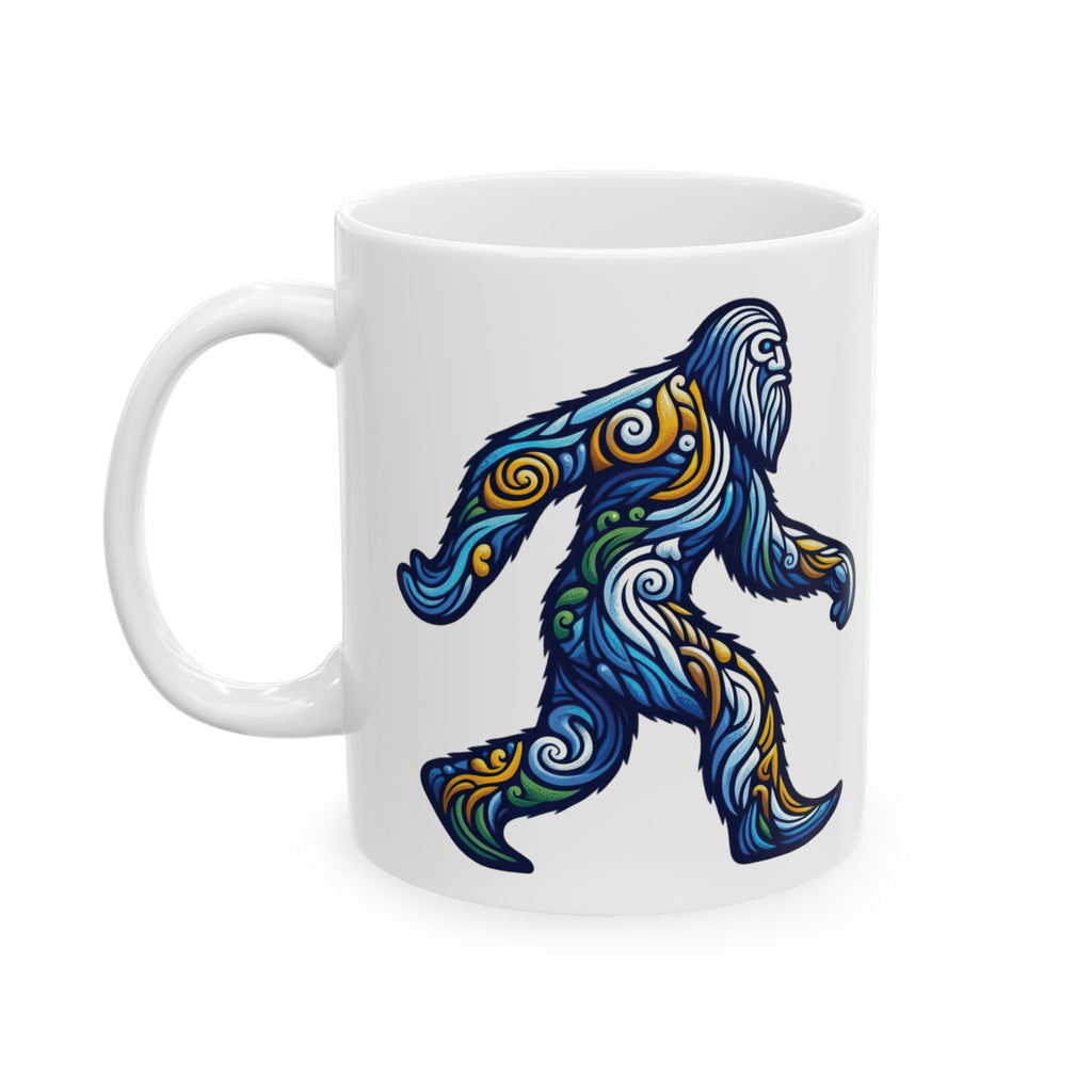 Funny Bigfoot Sasquatch Yeti Ceramic Mug Unique Gift Tea Coffee Cup Art 11oz New