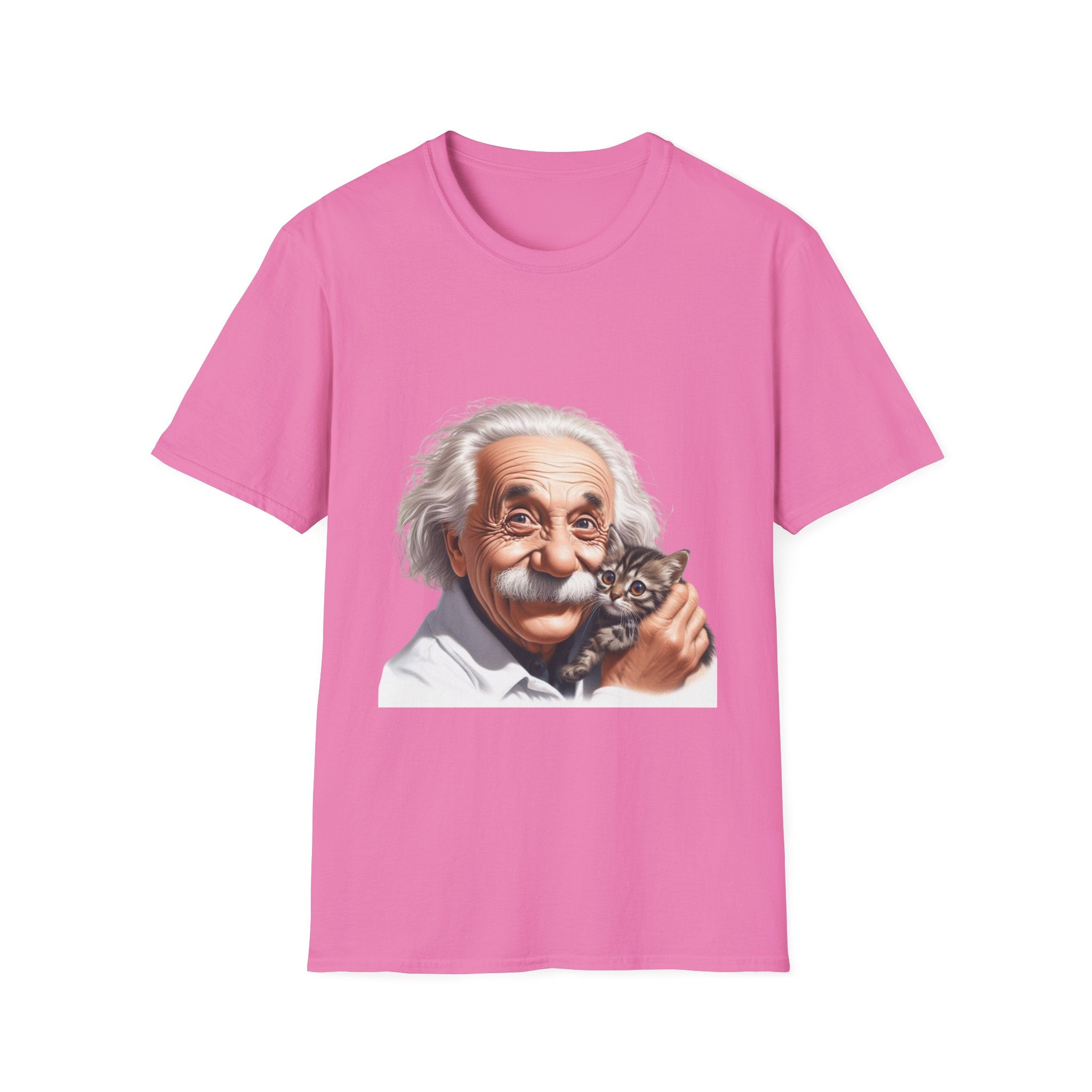 Funny Albert Einstein T-Shirt Unisex Softstyle T-Shirt Cotton Unique Gift German