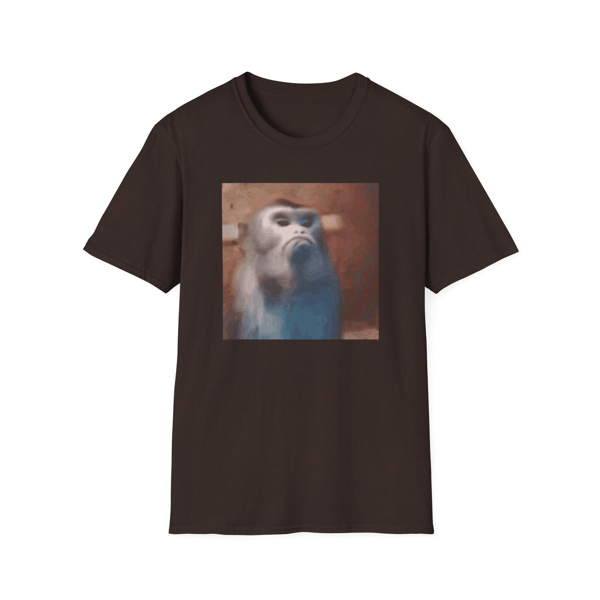 Funny Offended Monkey T-Shirt Viral Internet Meme Shirt Unisex Softstyle Gift