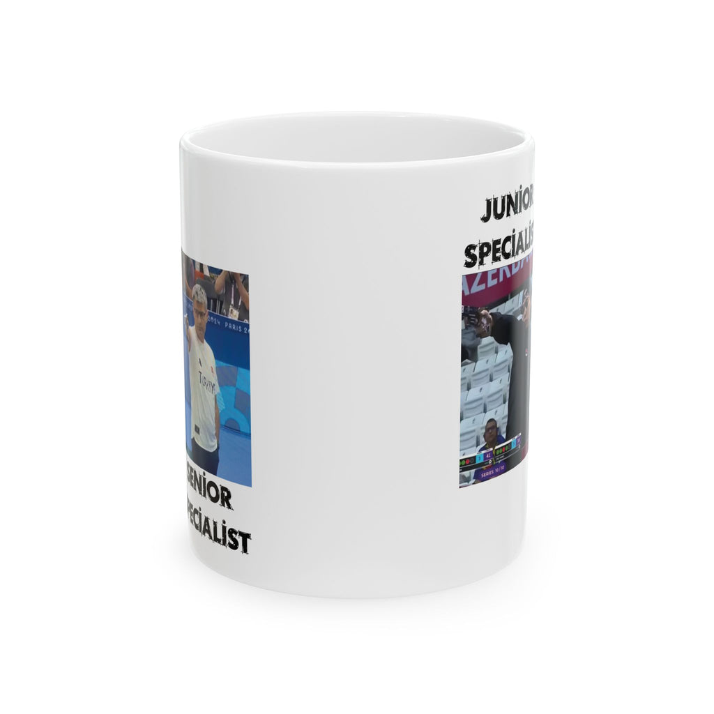 Epic Turkish Shooter Guy Yusuf Dikec Paris 2024 Coffee Funny Office Mug Olympics