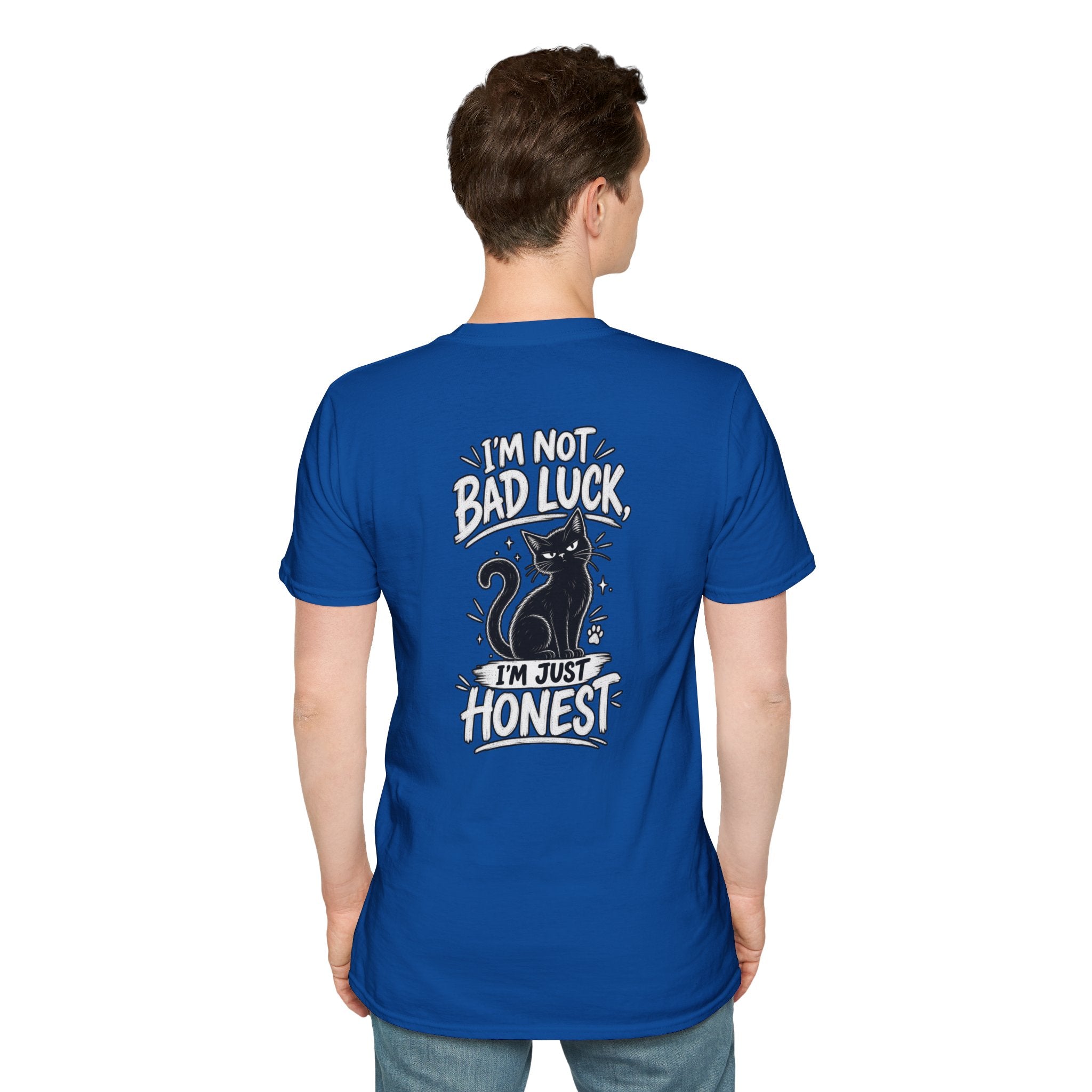 Black Cat Shirt I'm Not Bad Luck I'm Just Honest Dark Humor Tee Unique Gift Black Cat T shirt