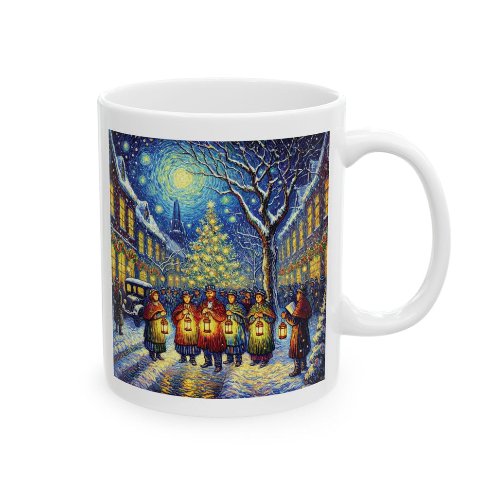 Christmas Van Gogh Tea Cup Funny Ceramic Coffee Mug Unique Xmas Gift 2027 11oz