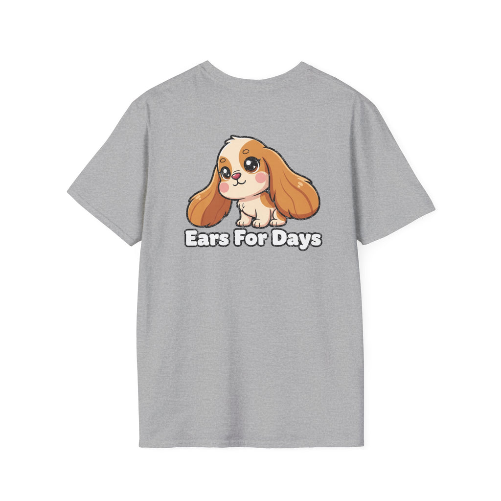 Cute Cocker Spaniel Shirt Ears For Days Funny Dog Lover Unisex Softstyle Tee Gift