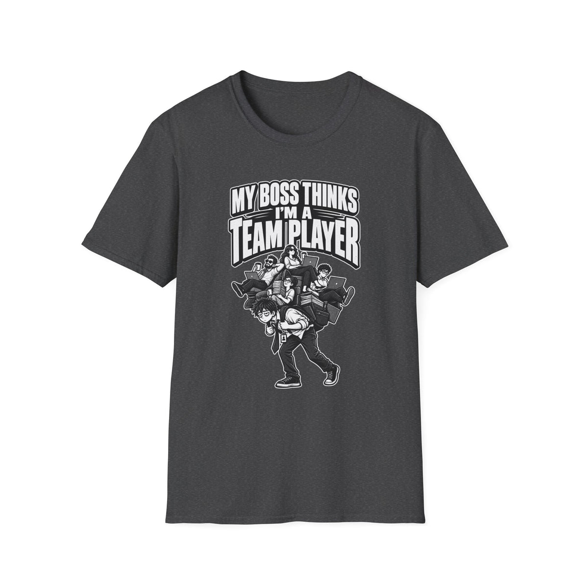 Funny Dark Humor Tshirt — Funny Office Tshirt Dark Humor Graphic Tee Unique Coworker Gift TEAM PLAYER Shirt