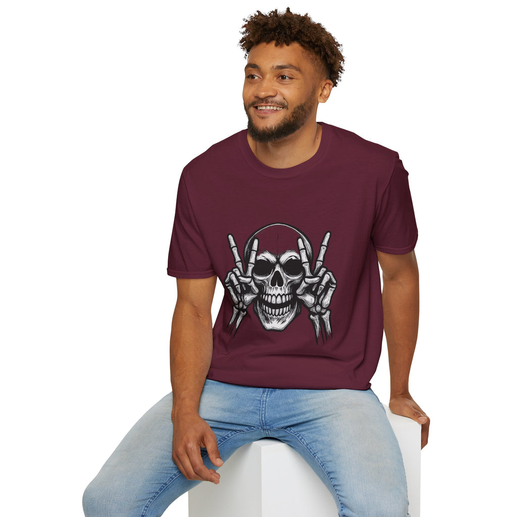 Mens Skull T-shirt Graphic Tees Skeleton Apparel Clothing Skulls Accessories Best Gift